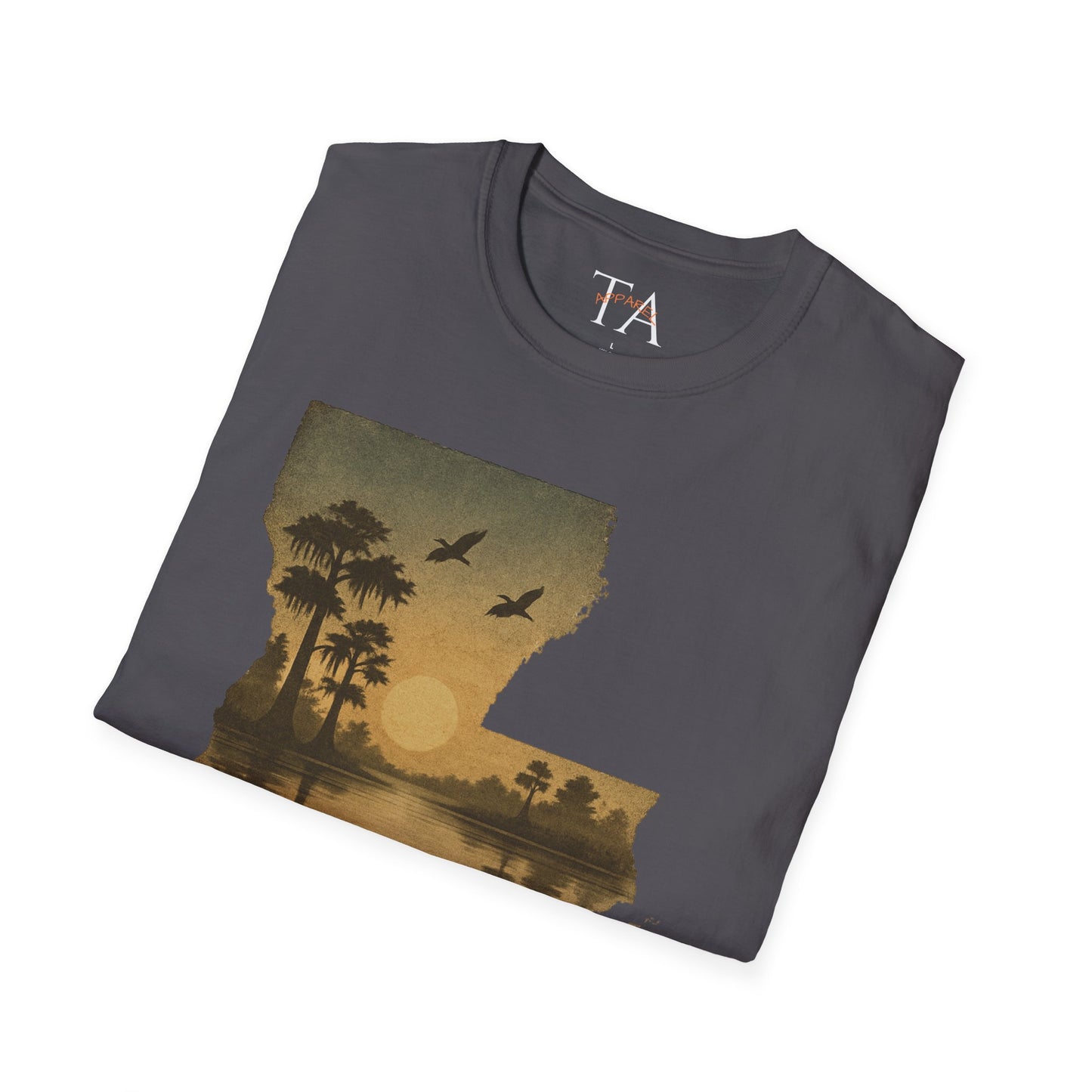 Louisiana Sunset Unisex T-Shirt - Souvenir Tee for Nature Lovers and Lake Life Enthusiasts