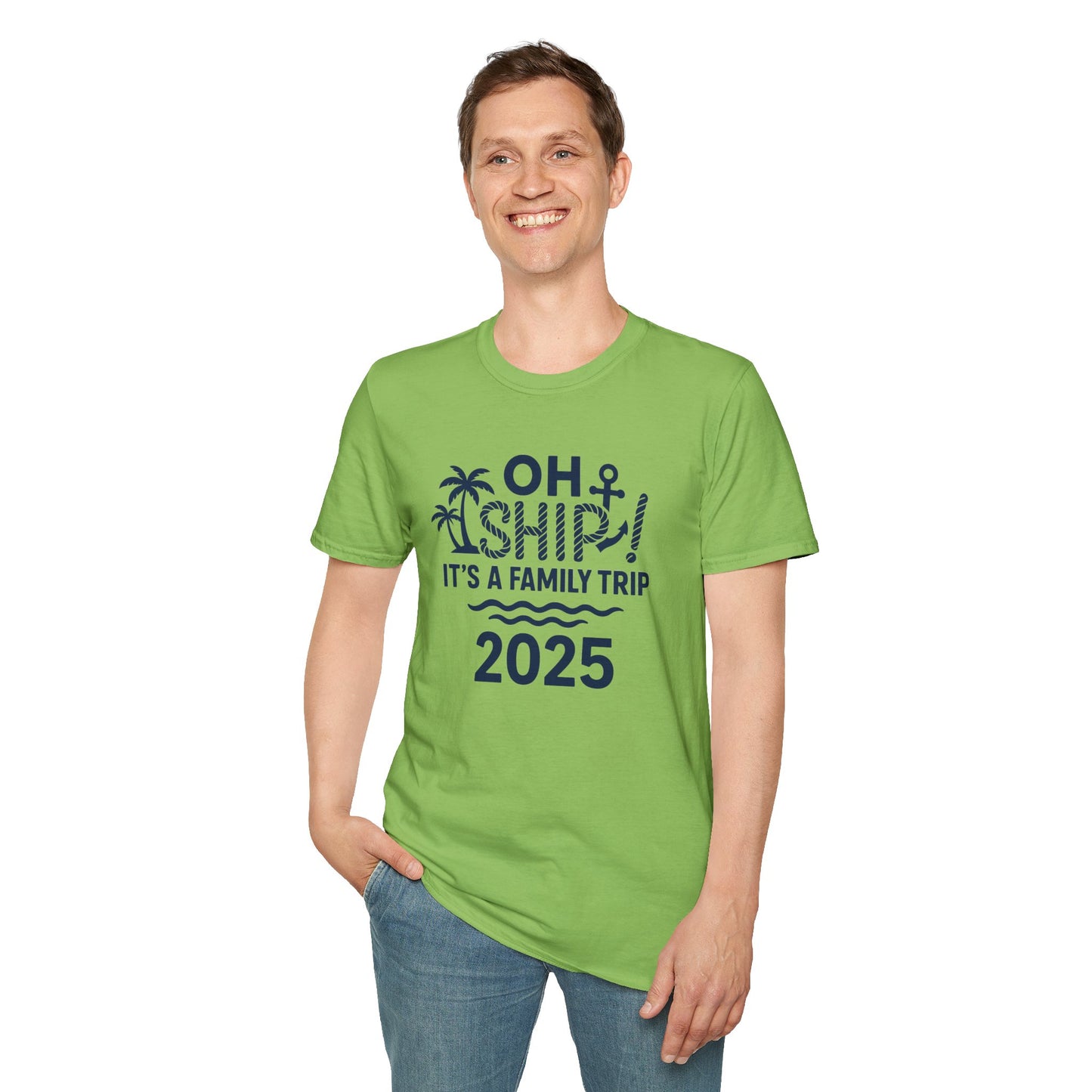 Family Cruise Vacation T-Shirt - Oh Ship, It's A Family Trip