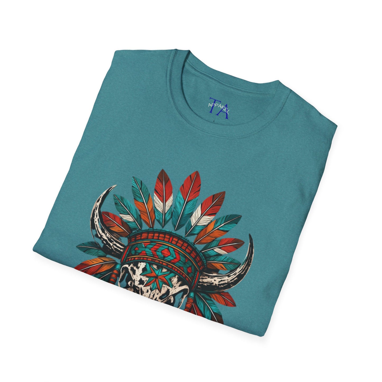 Native American Bull Skull Unisex T-Shirt