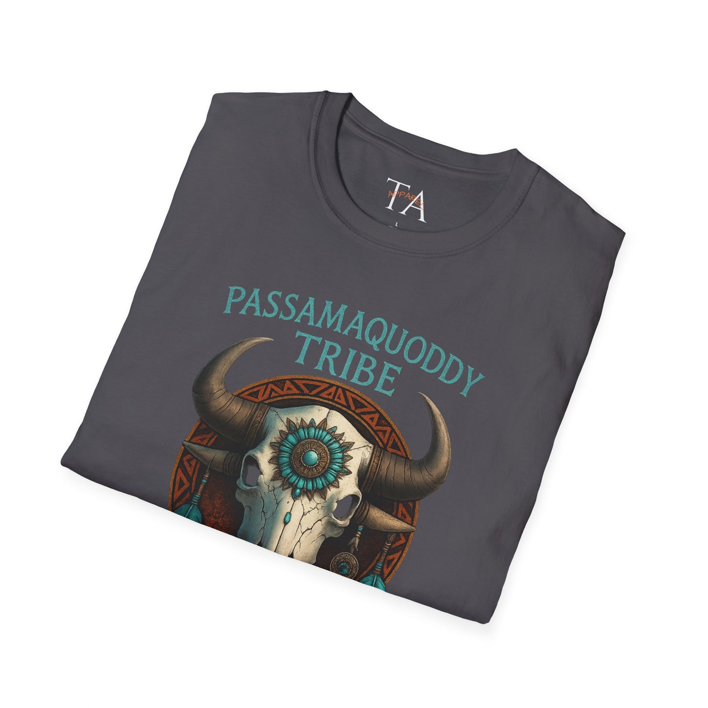 Tribal Graphic T-Shirt - Passamaquoddy Tribe Design, Gift for Adventurers