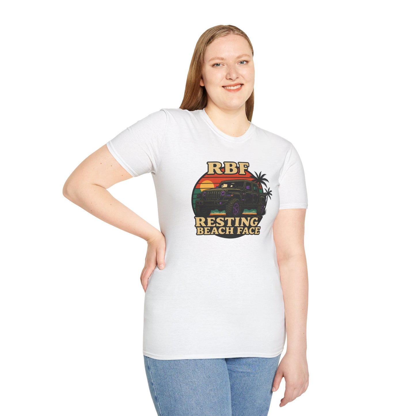 Resting Beach Face T-Shirt | Resting Beach Face | Summer Casual Wear, Vacation Tee, Beach Lover Gift, Relaxed Style, Unisex Apparel