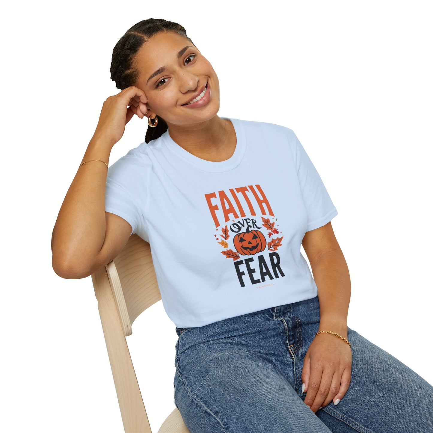 Faith Inspired Halloween T-Shirt "Faith Over Fear"