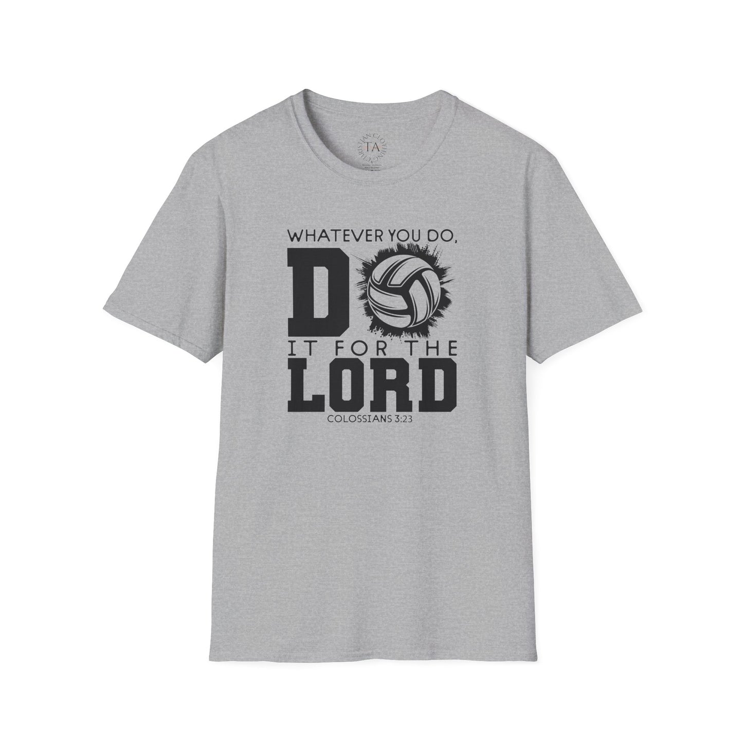 Volleyball Christian Unisex T-Shirt - Do it for the Lord