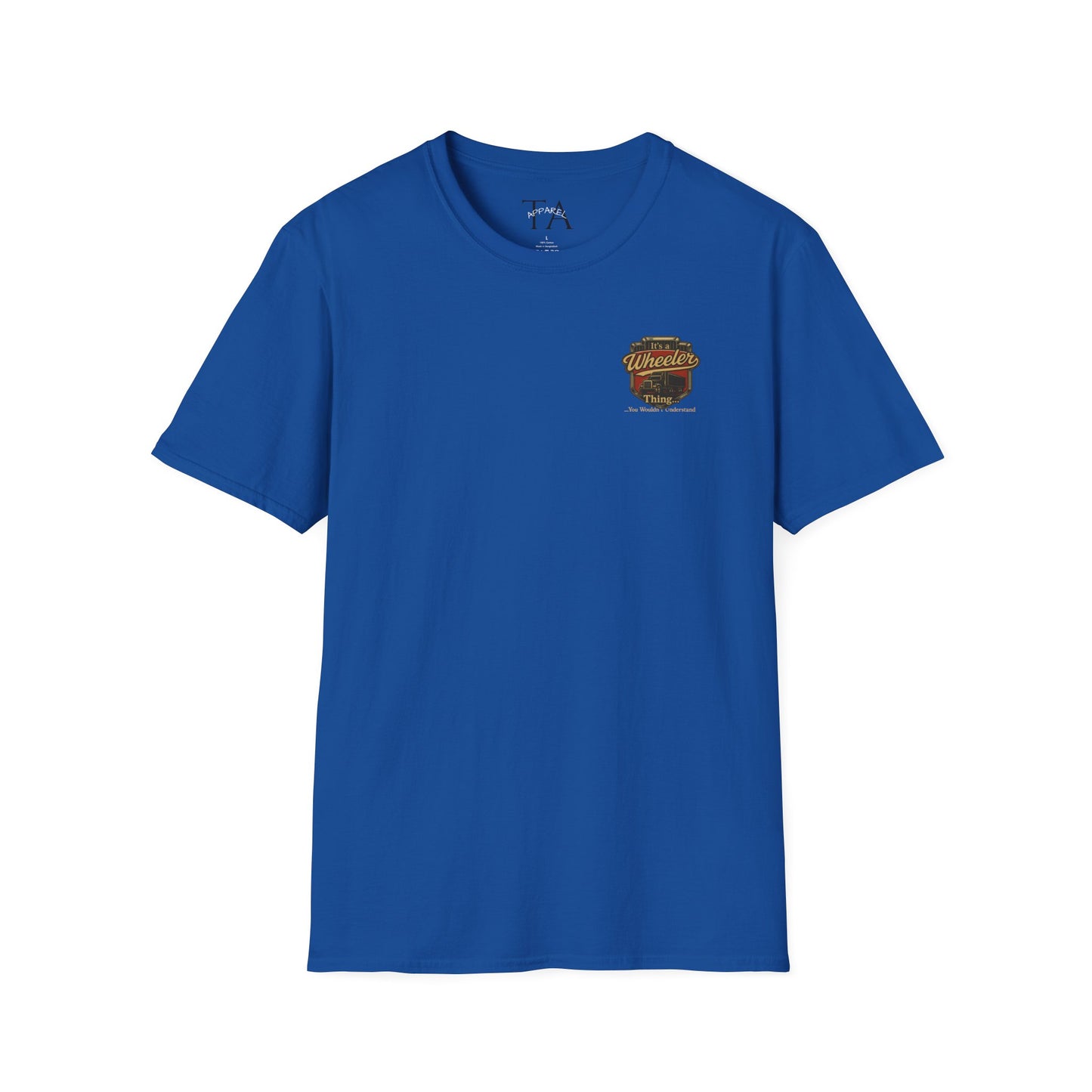 "It's a Wheeler Thing" Unisex Softstyle T-Shirt, Ideal for Truck Lovers, Gifts for Drivers, Casual Wear, Perfect for Birthdays, Father's Day