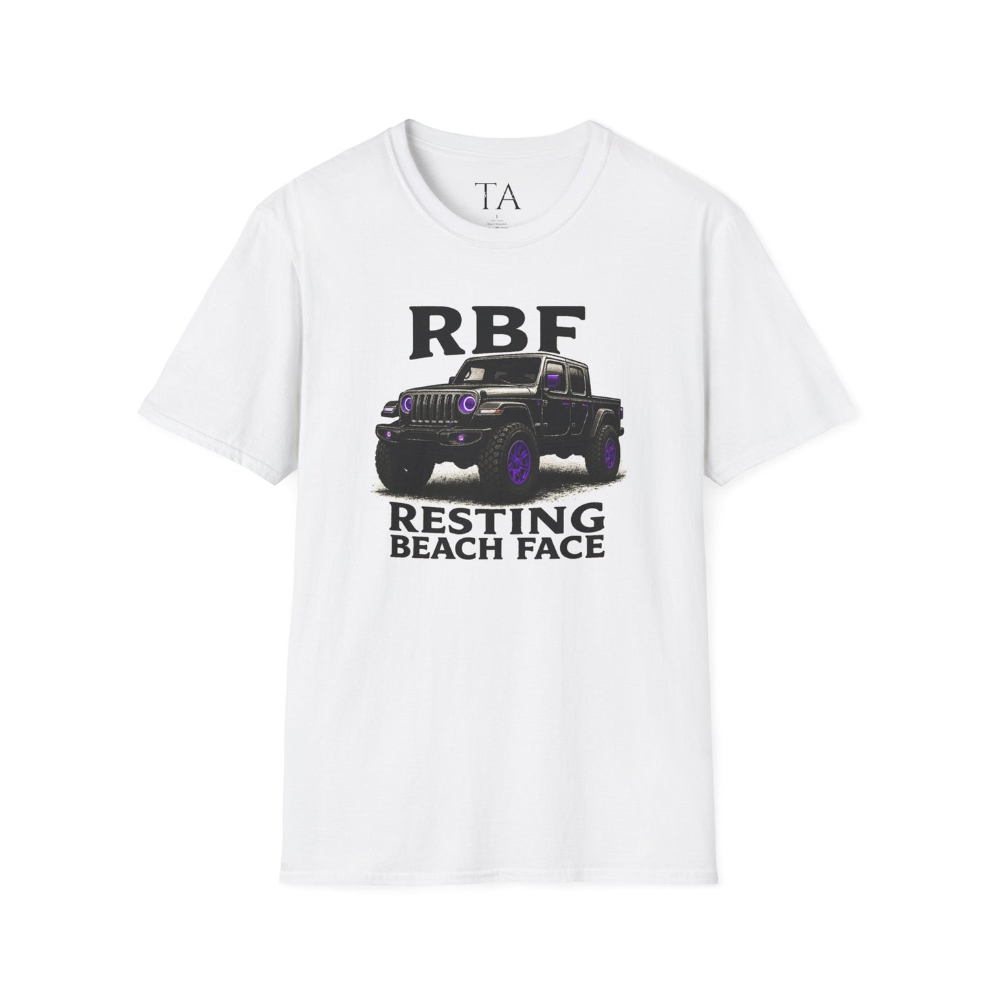 Resting Beach Face T-Shirt | Unisex Tee for Beach Lovers