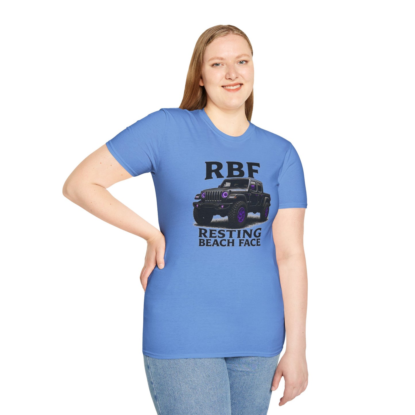 Resting Beach Face T-Shirt | Unisex Tee for Beach Lovers