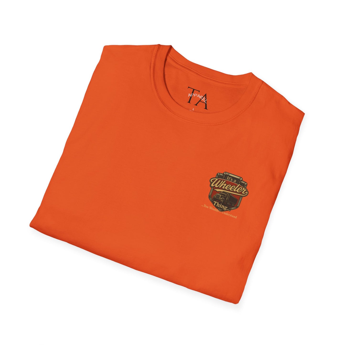 "It's a Wheeler Thing" Unisex Softstyle T-Shirt, Ideal for Truck Lovers, Gifts for Drivers, Casual Wear, Perfect for Birthdays, Father's Day