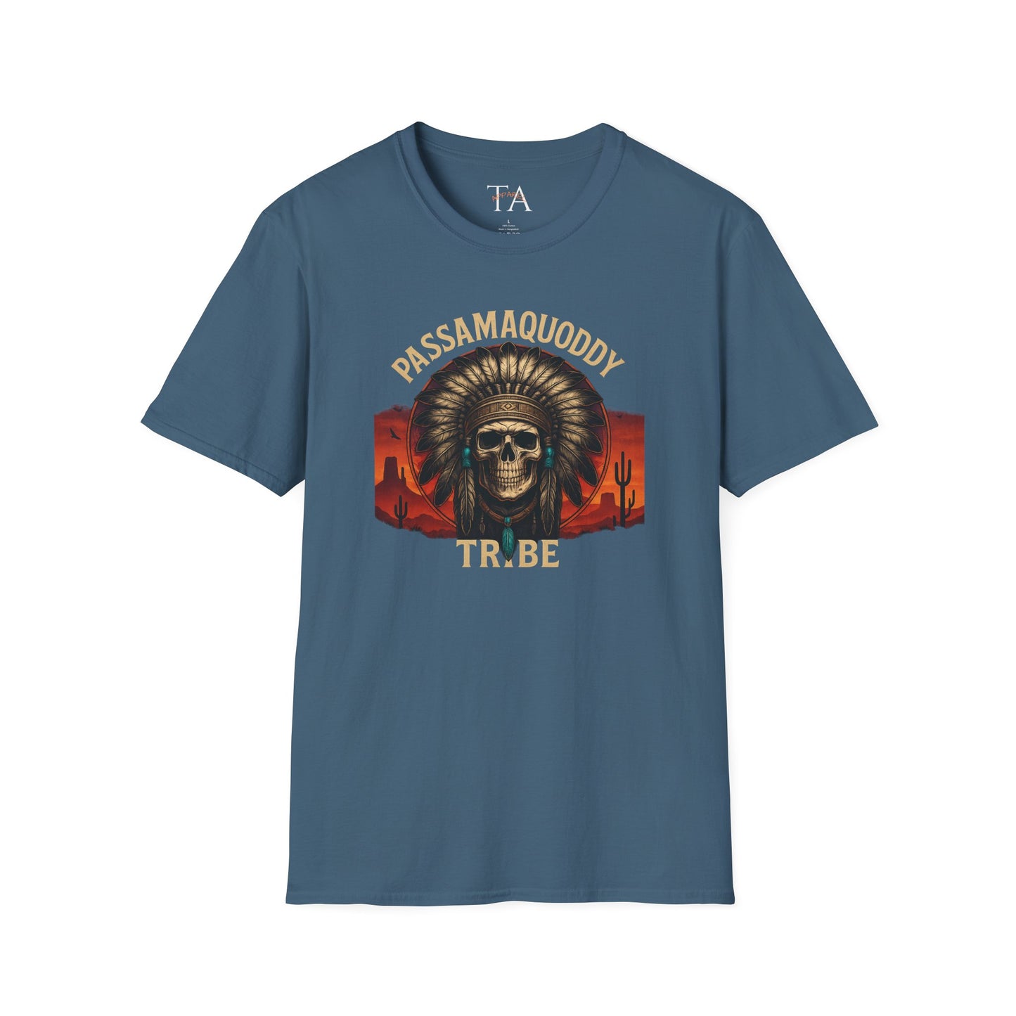 Tribal Graphic T-Shirt - Passamaquoddy Tribe Design10, Gift for Adventurers