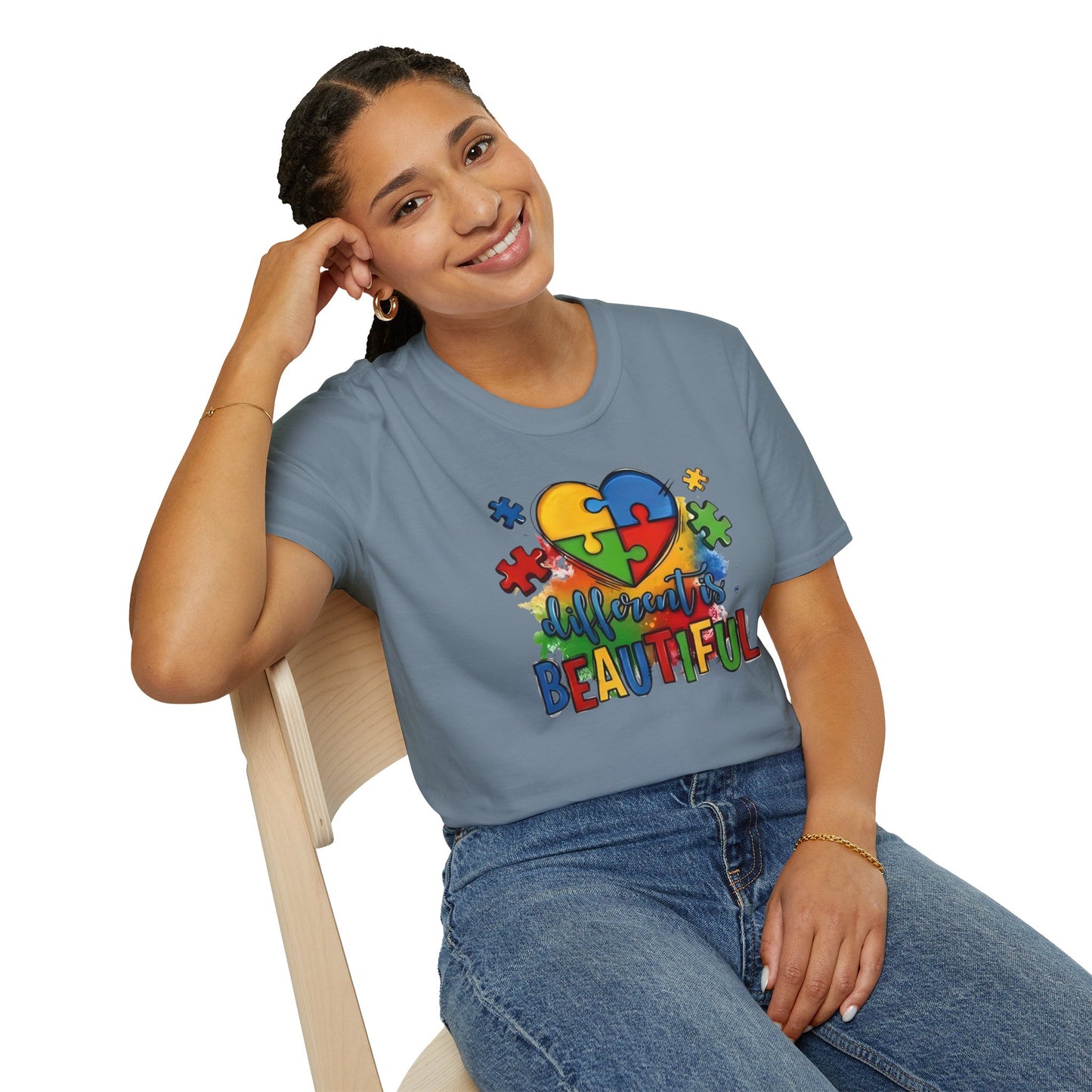 Autism Awareness Different is Beautiful T-Shirt