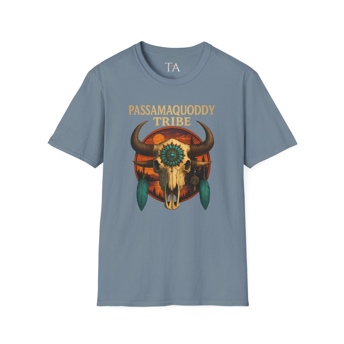 Tribal Graphic T-Shirt - Passamaquoddy Tribe Design2, Gift for Adventurers