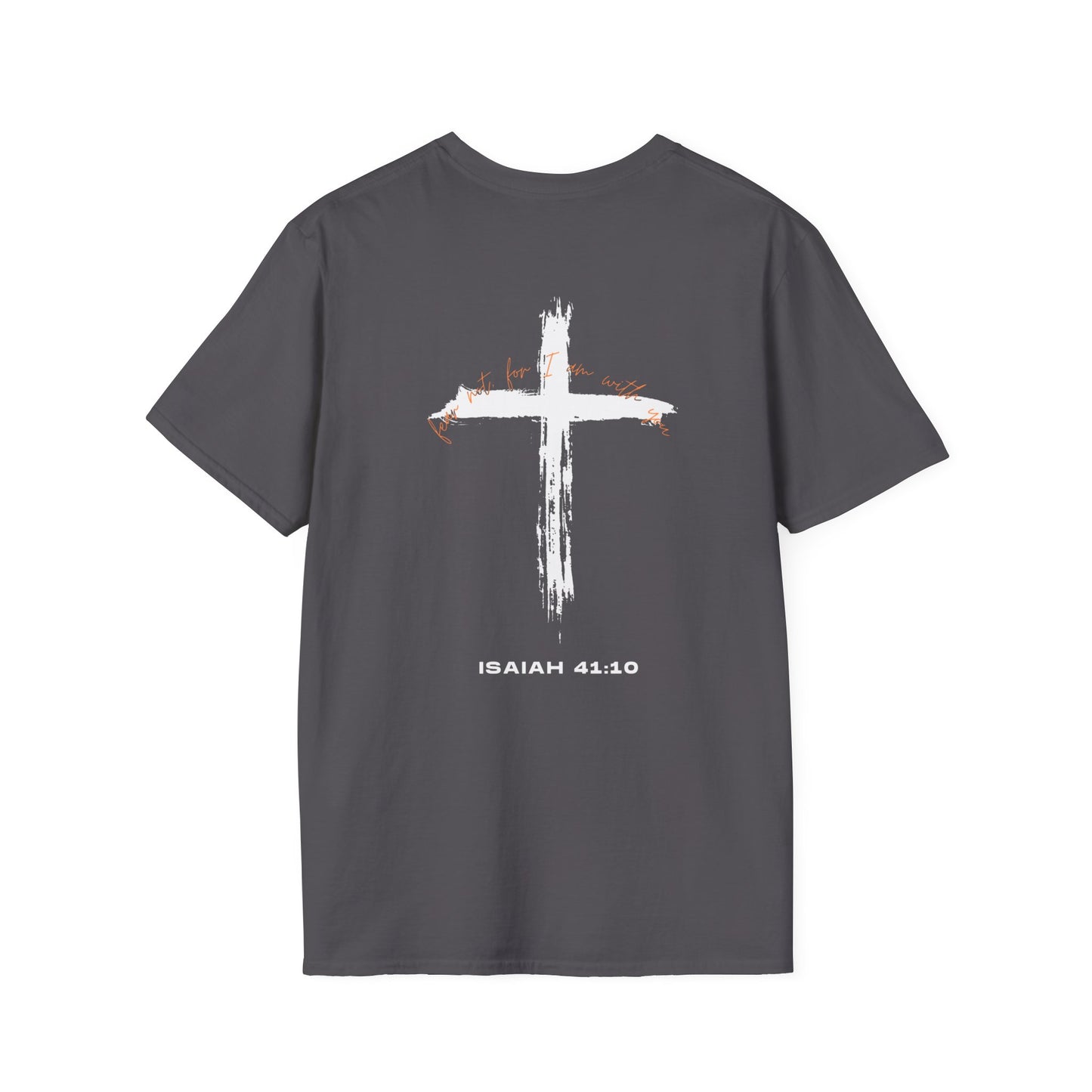 Faith-Inspired T-Shirt with Isaiah 41:10 Design - Customizable