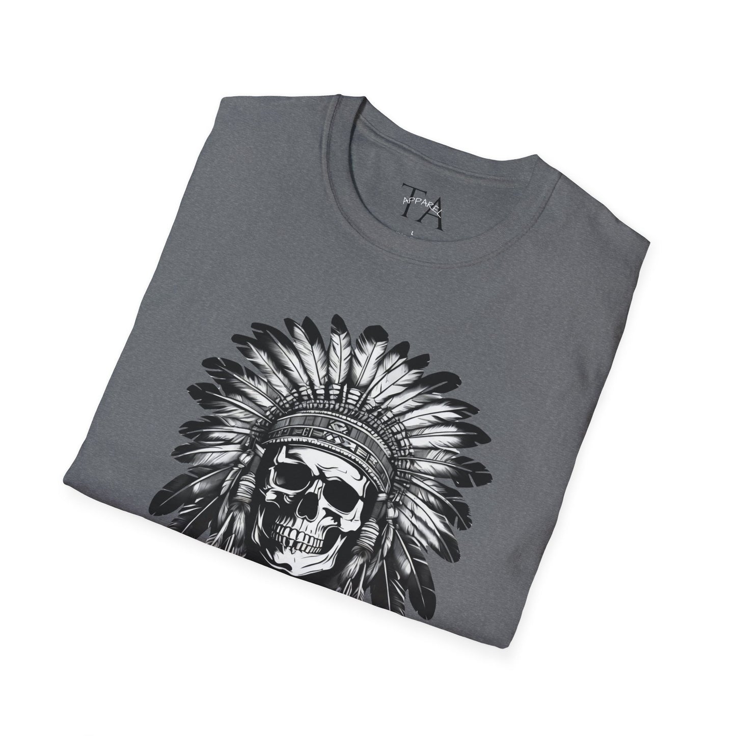 Native American Skull Graphic Unisex T-Shirt