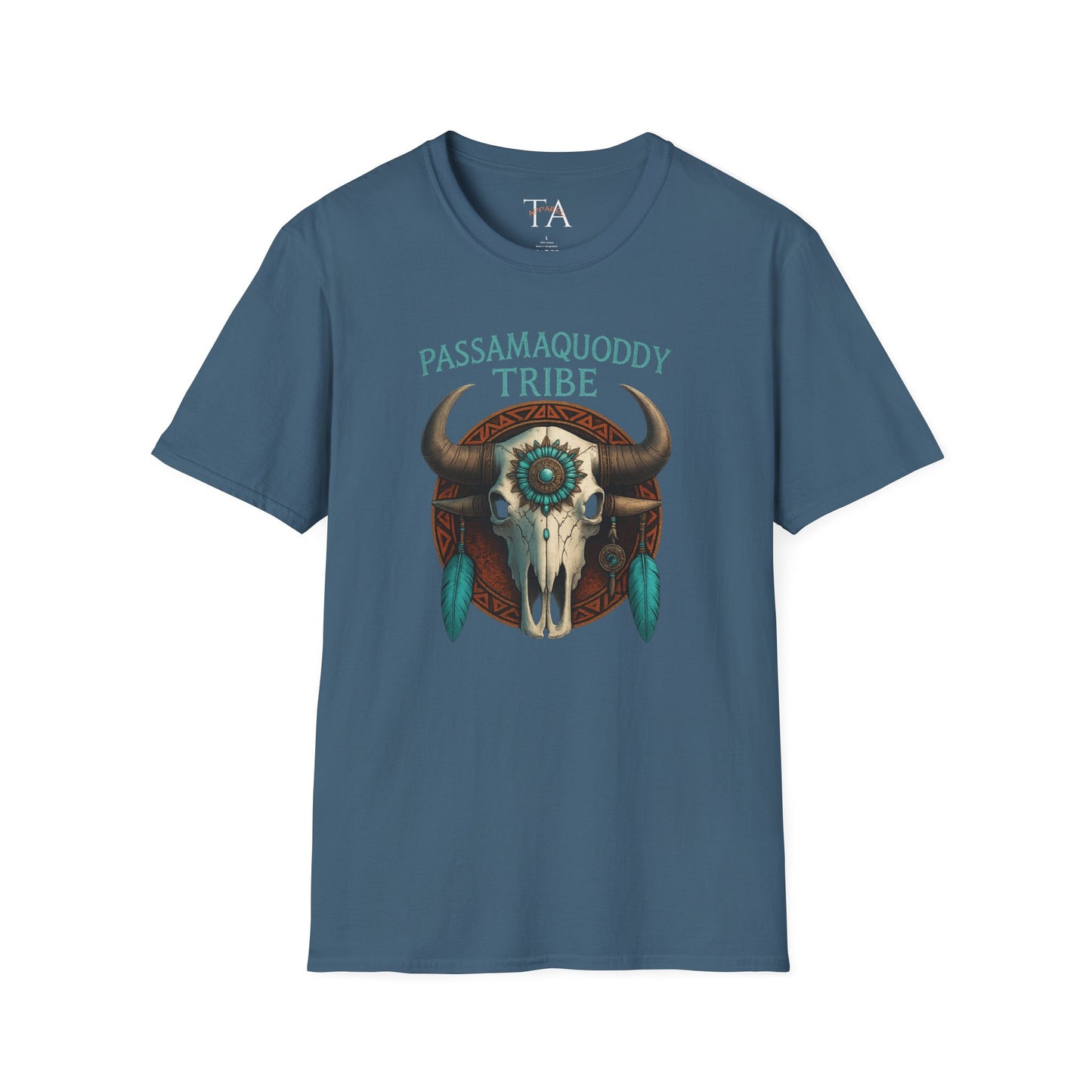 Tribal Graphic T-Shirt - Passamaquoddy Tribe Design, Gift for Adventurers