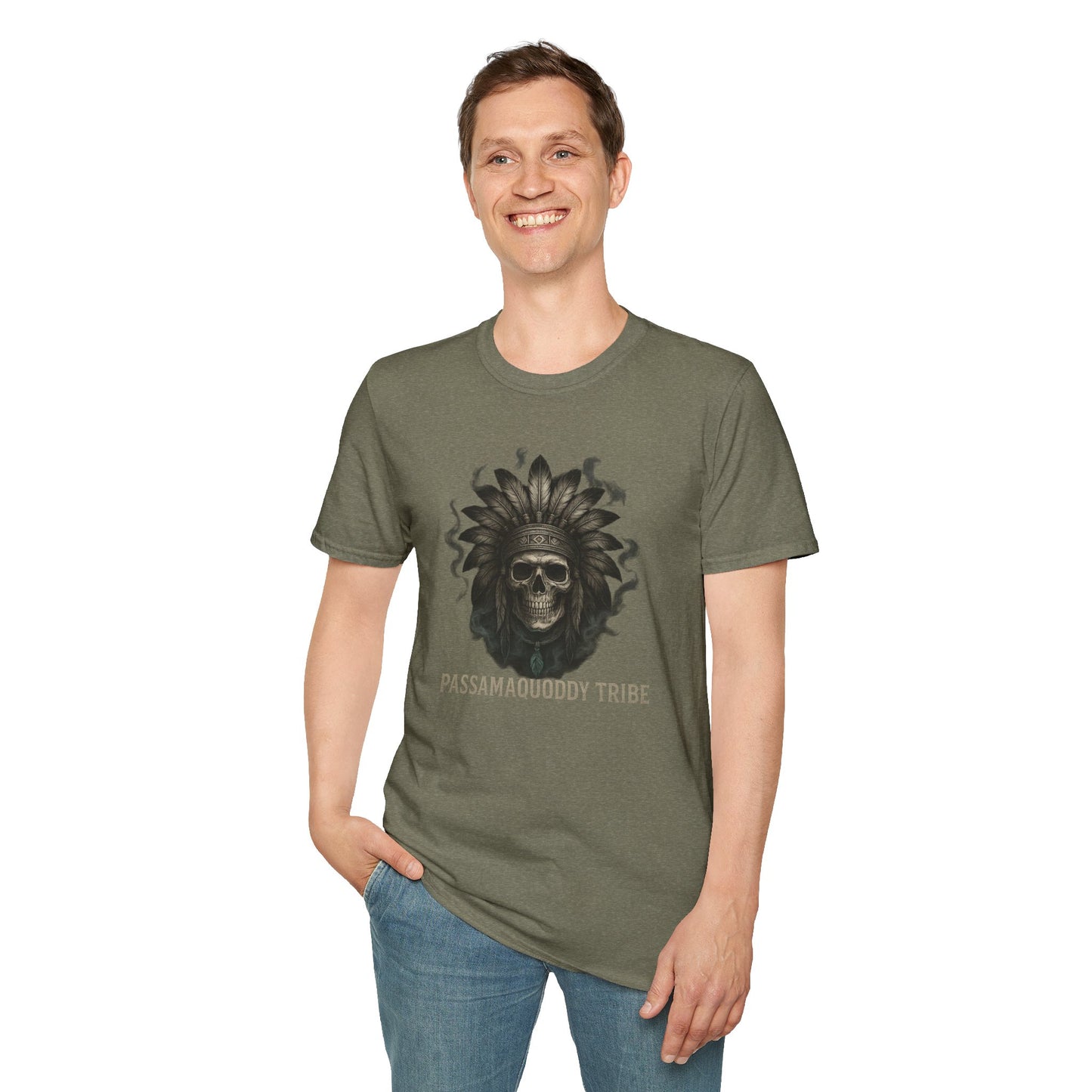 Tribal Graphic T-Shirt - Passamaquoddy Tribe Design7, Gift for Adventurers