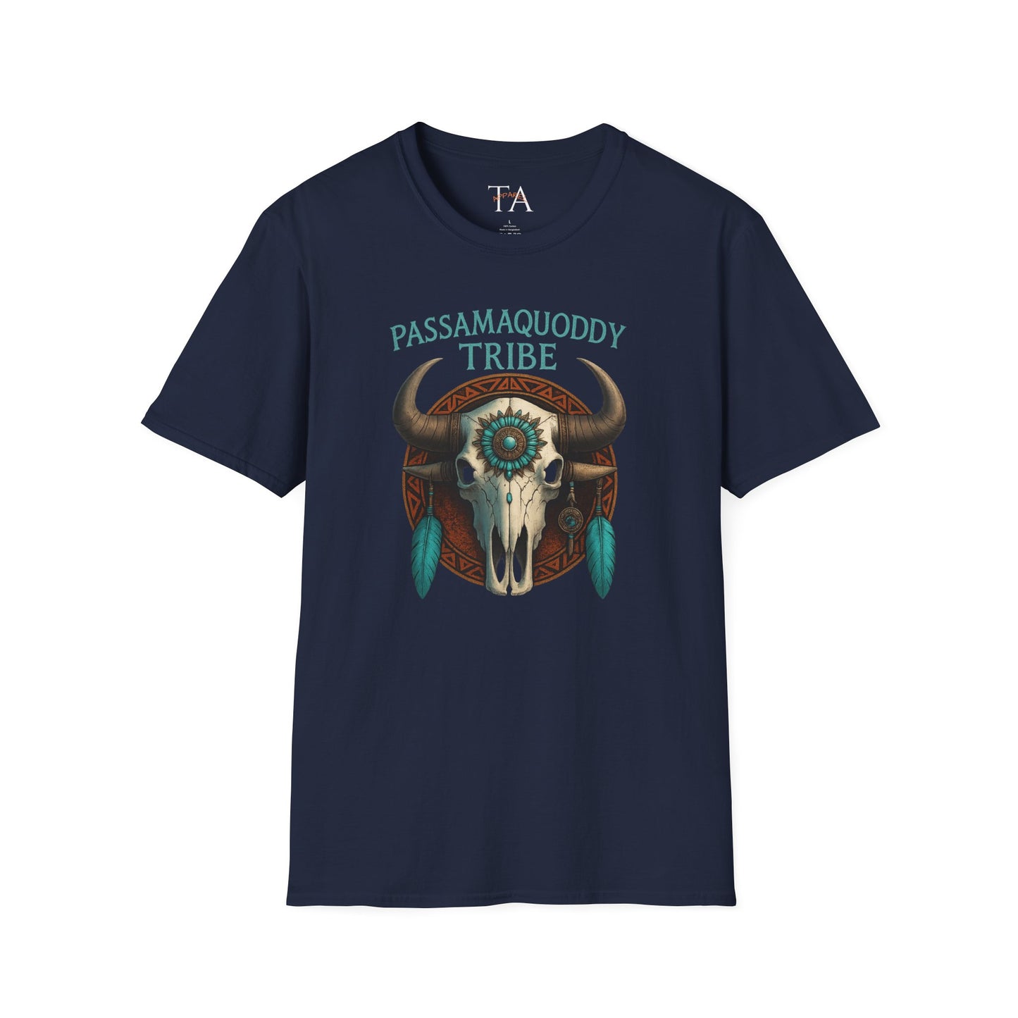 Tribal Graphic T-Shirt - Passamaquoddy Tribe Design, Gift for Adventurers