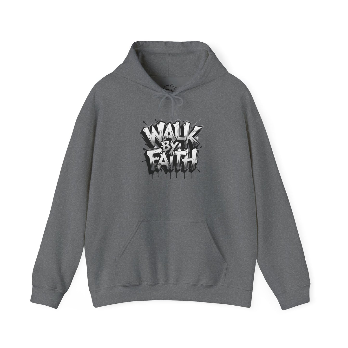 Faith Inspired Unisex Hoodie - 'Walk by Faith' Design