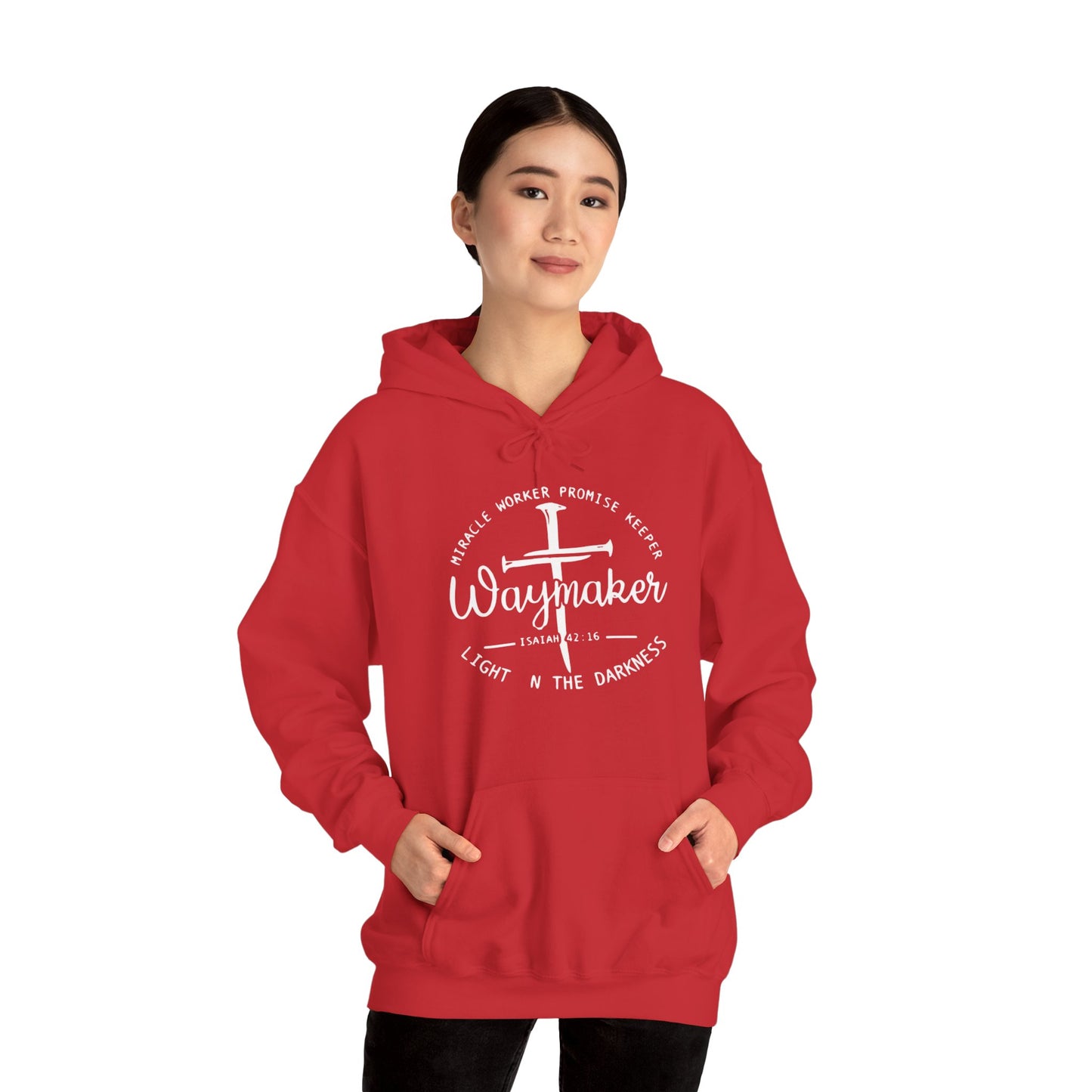 Faith Inspired Waymaker Hoodie - Cozy Sweatshirt for Faith Lovers and Celebrations