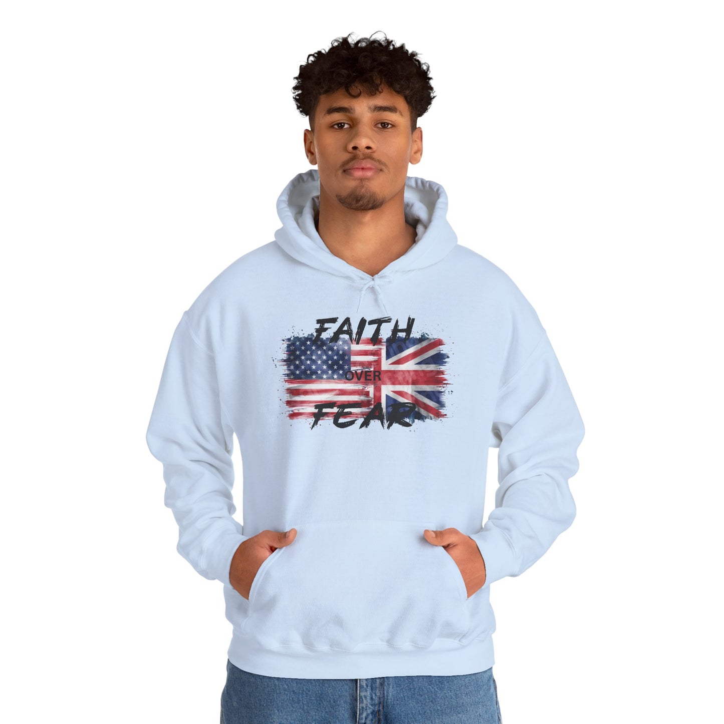 Faith over Fear USA UK Unisex Hoodie