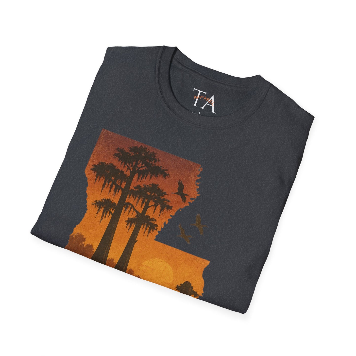 Louisiana Sunset T-Shirt, Unisex Beach Tee, Summer Vacation Shirt, Nature Lover Gift, Outdoor Adventure Apparel