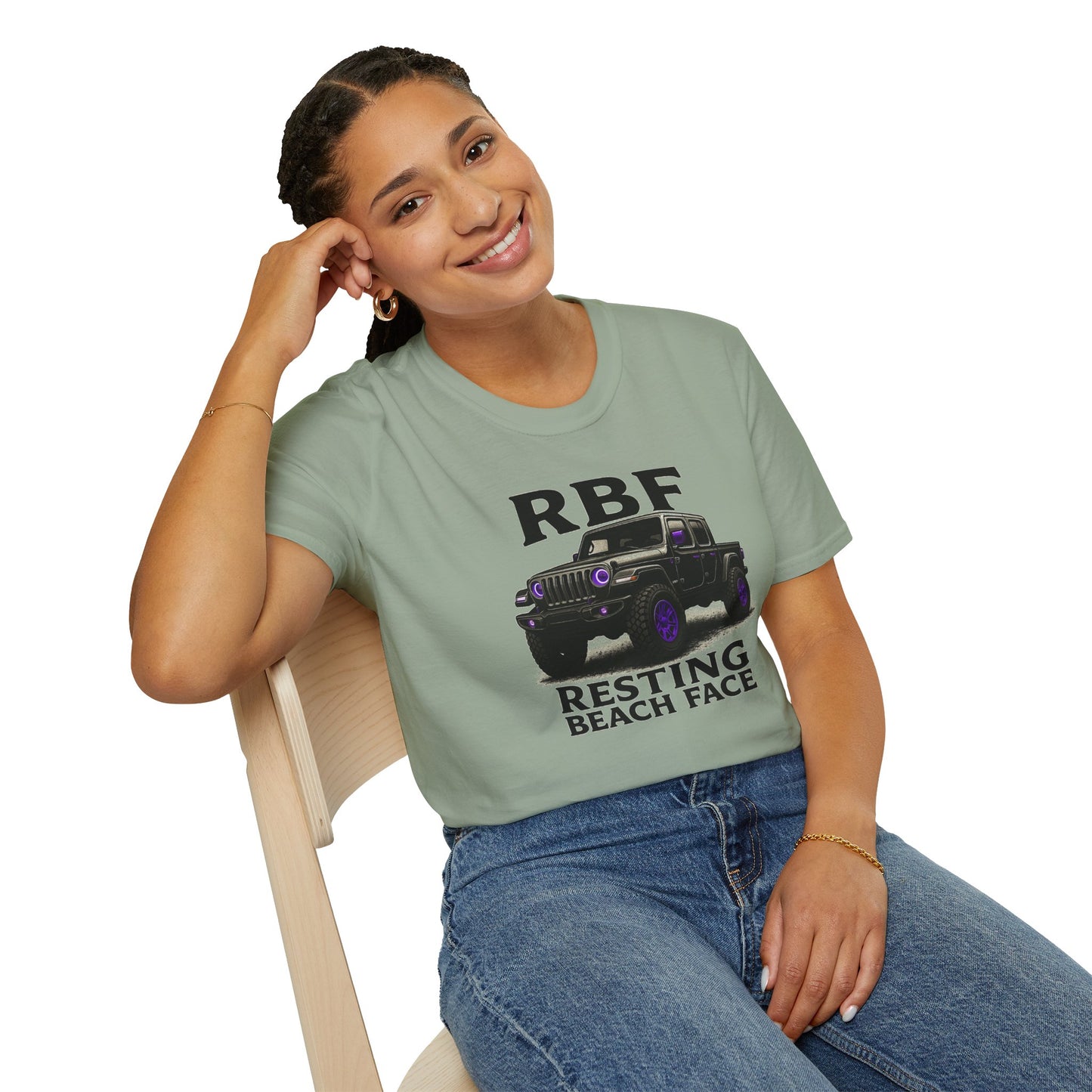 Resting Beach Face T-Shirt | Unisex Tee for Beach Lovers