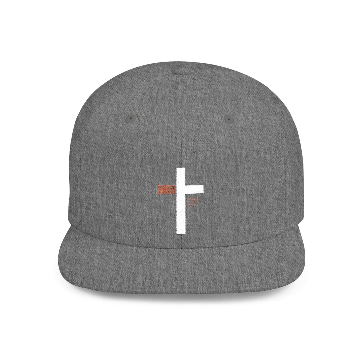 Snapback Hat with salvation cross
