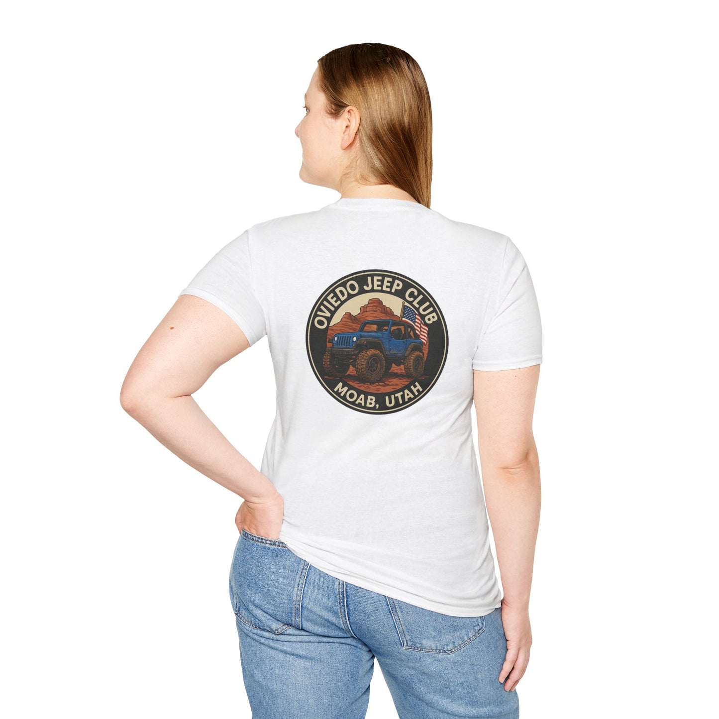 Oviedo Jeep Club Adventure Jeep Club Softstyle Unisex Tee