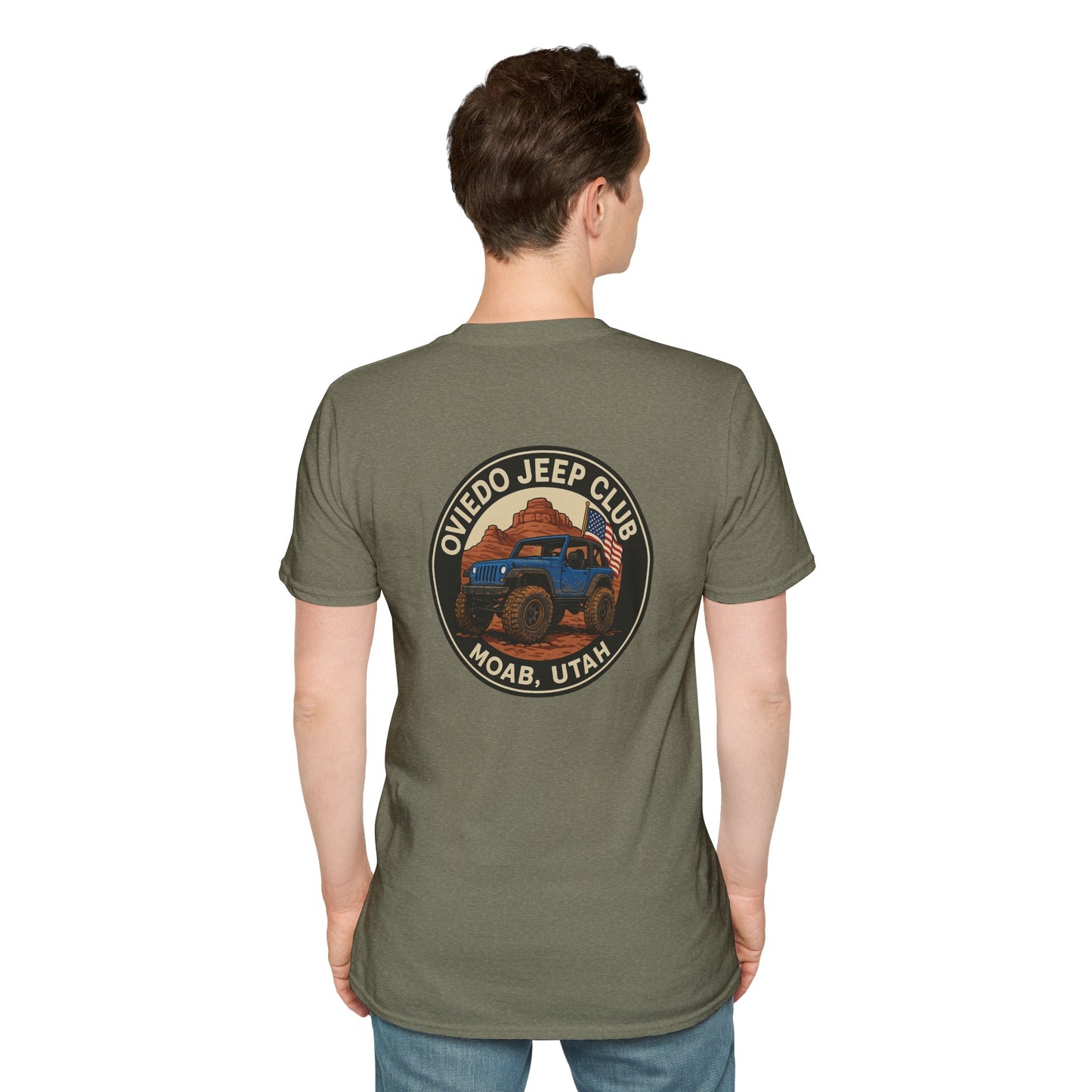Oviedo Jeep Club Adventure Jeep Club Softstyle Unisex Tee