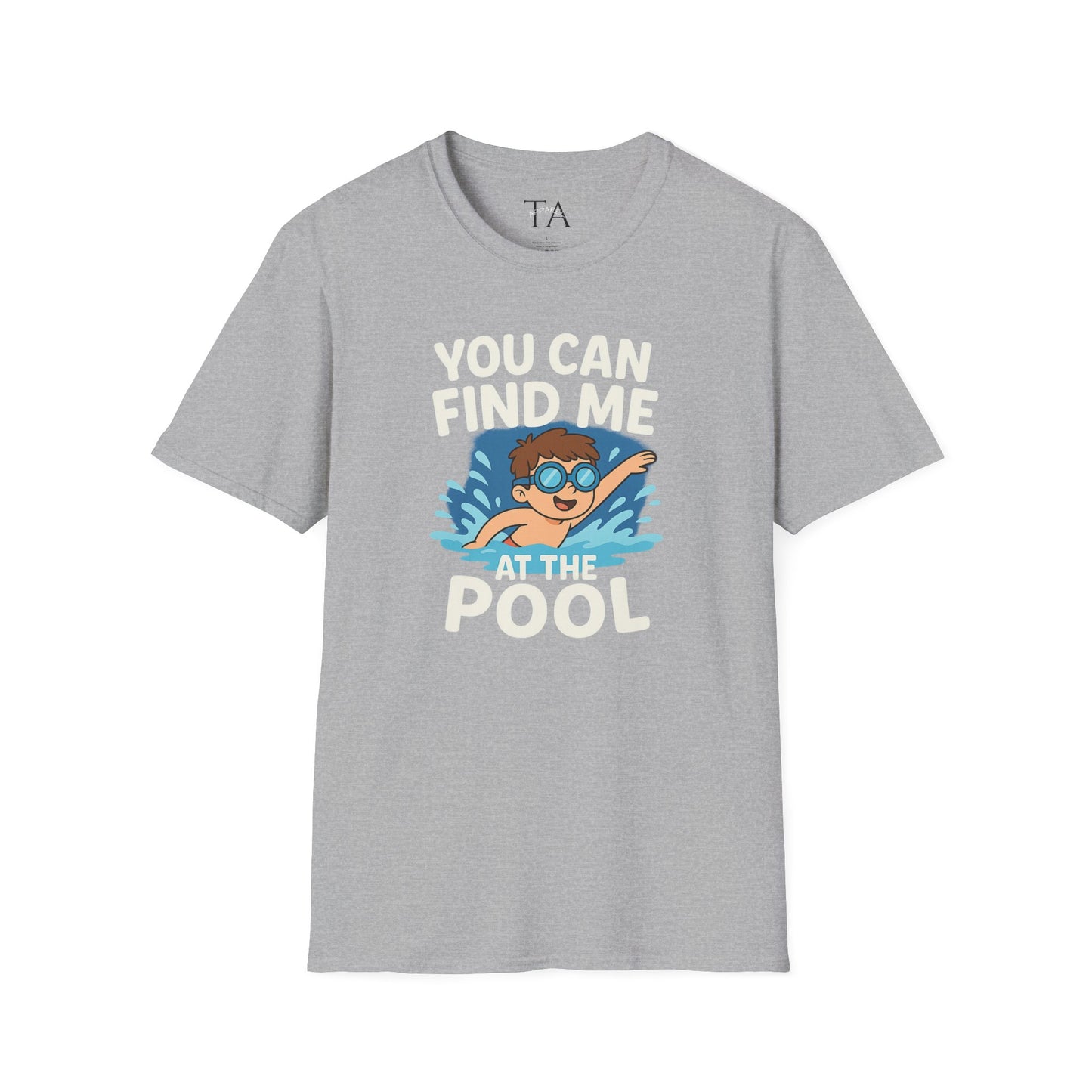 Kids Summer Pool Tee, Fun Tee for Boys, Kids Fashion, Summer Apparel, Pool Party Shirt, Swimwear Gift