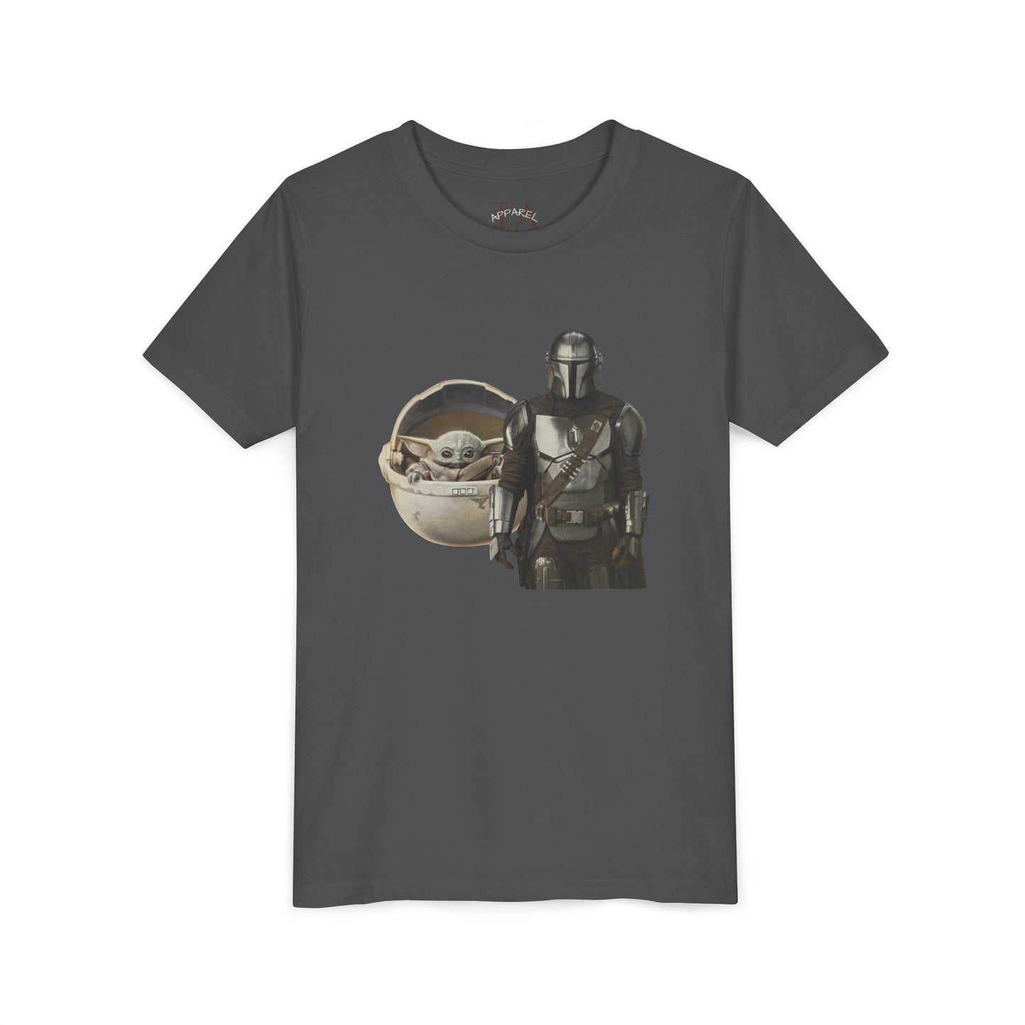 Kids Star Wars Inspired Youth Tee, Mandalorian T-Shirt, Grogu Shirt, Galaxy Adventure, Kids Summer Outfit, Birthday Gift