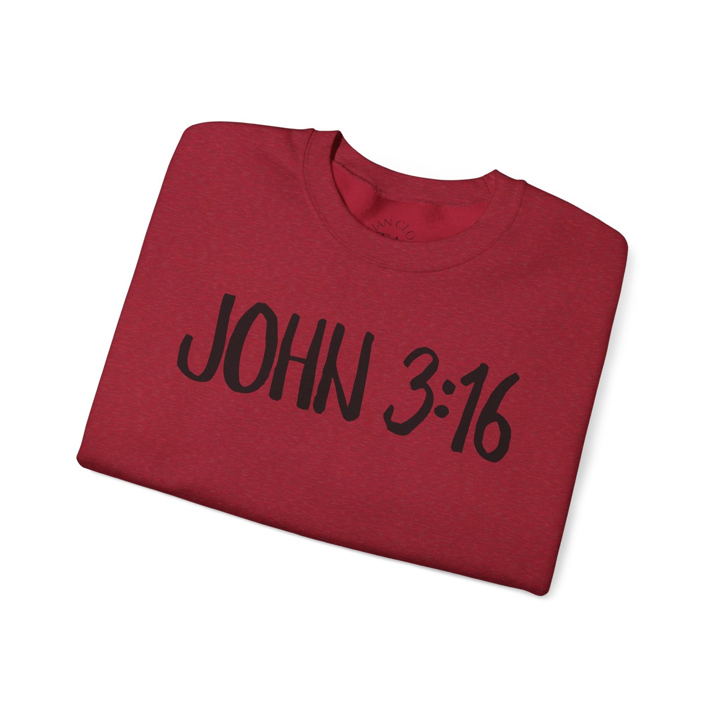 Faith Inspired John 3:16 Crewneck Sweatshirt