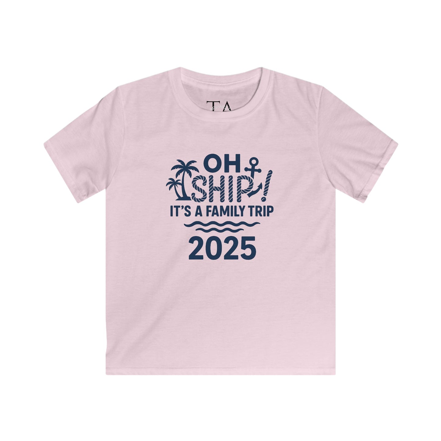 Family Cruise Vacation T-Shirt - Oh Ship, It's A Family Trip