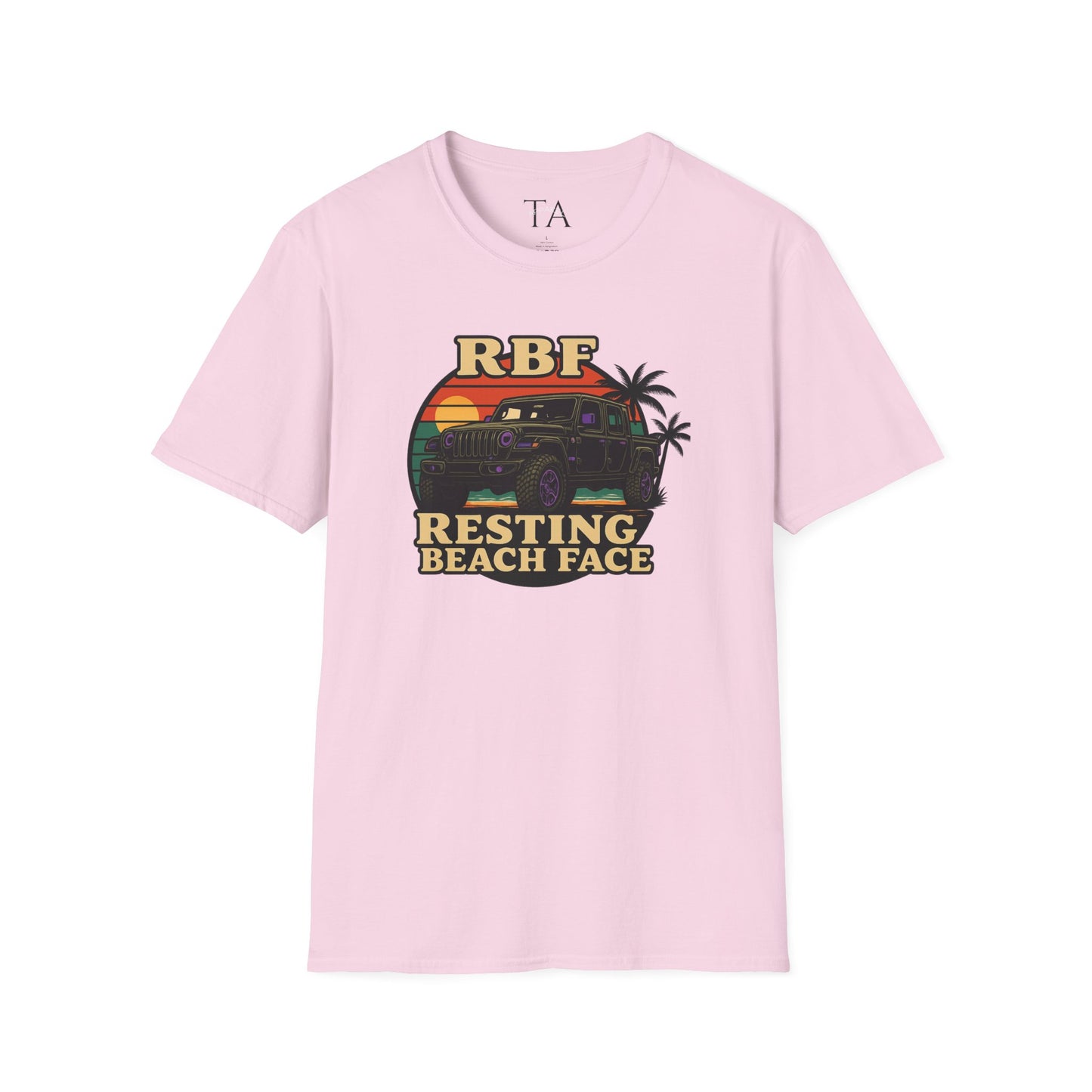 Resting Beach Face T-Shirt | Resting Beach Face | Summer Casual Wear, Vacation Tee, Beach Lover Gift, Relaxed Style, Unisex Apparel