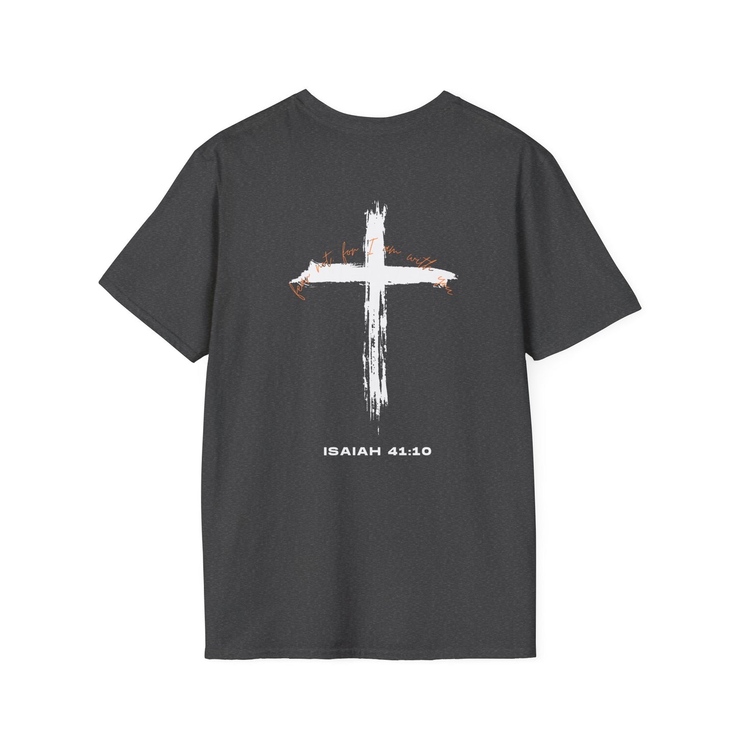 Faith-Inspired T-Shirt with Isaiah 41:10 Design - Customizable