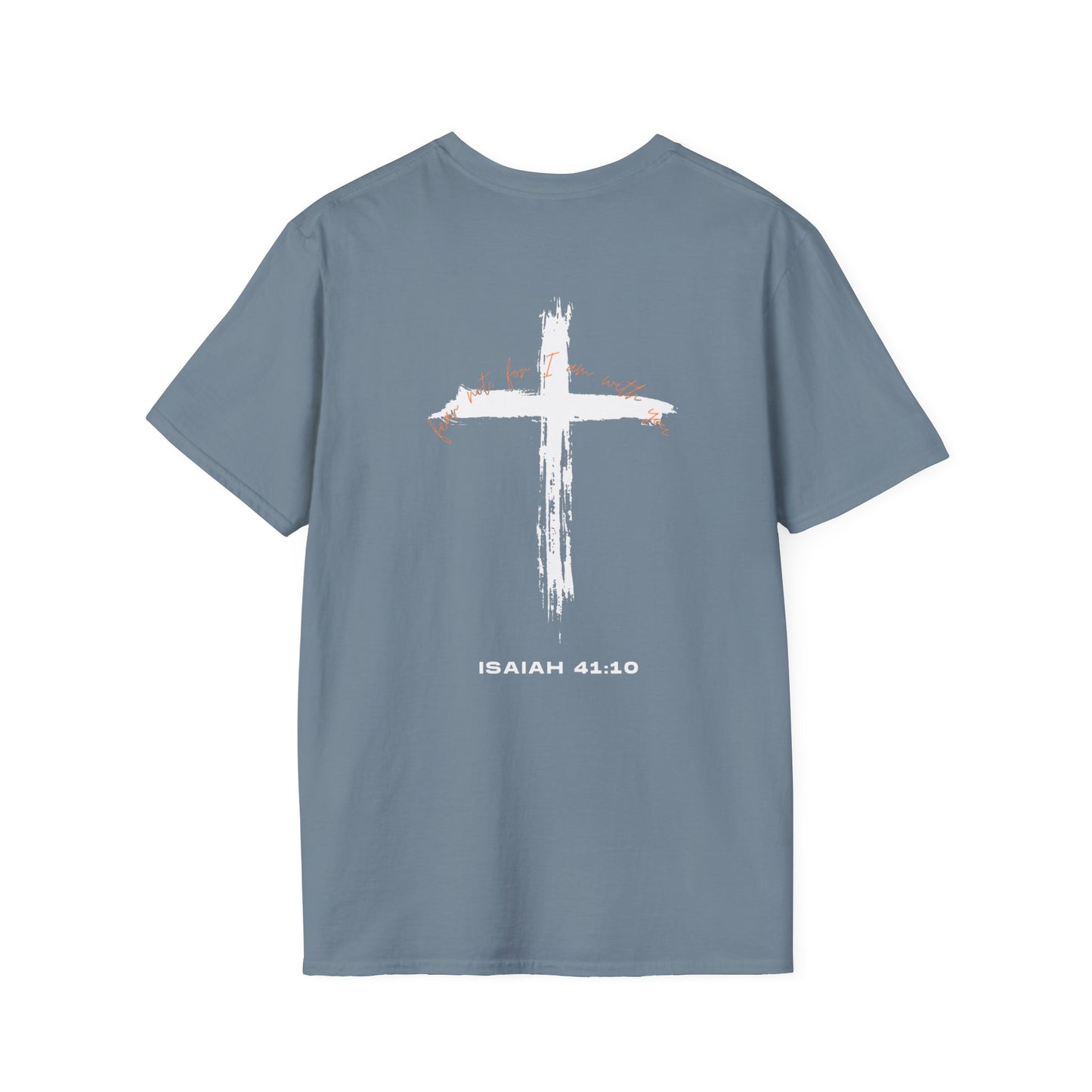 Faith-Inspired T-Shirt with Isaiah 41:10 Design - Customizable
