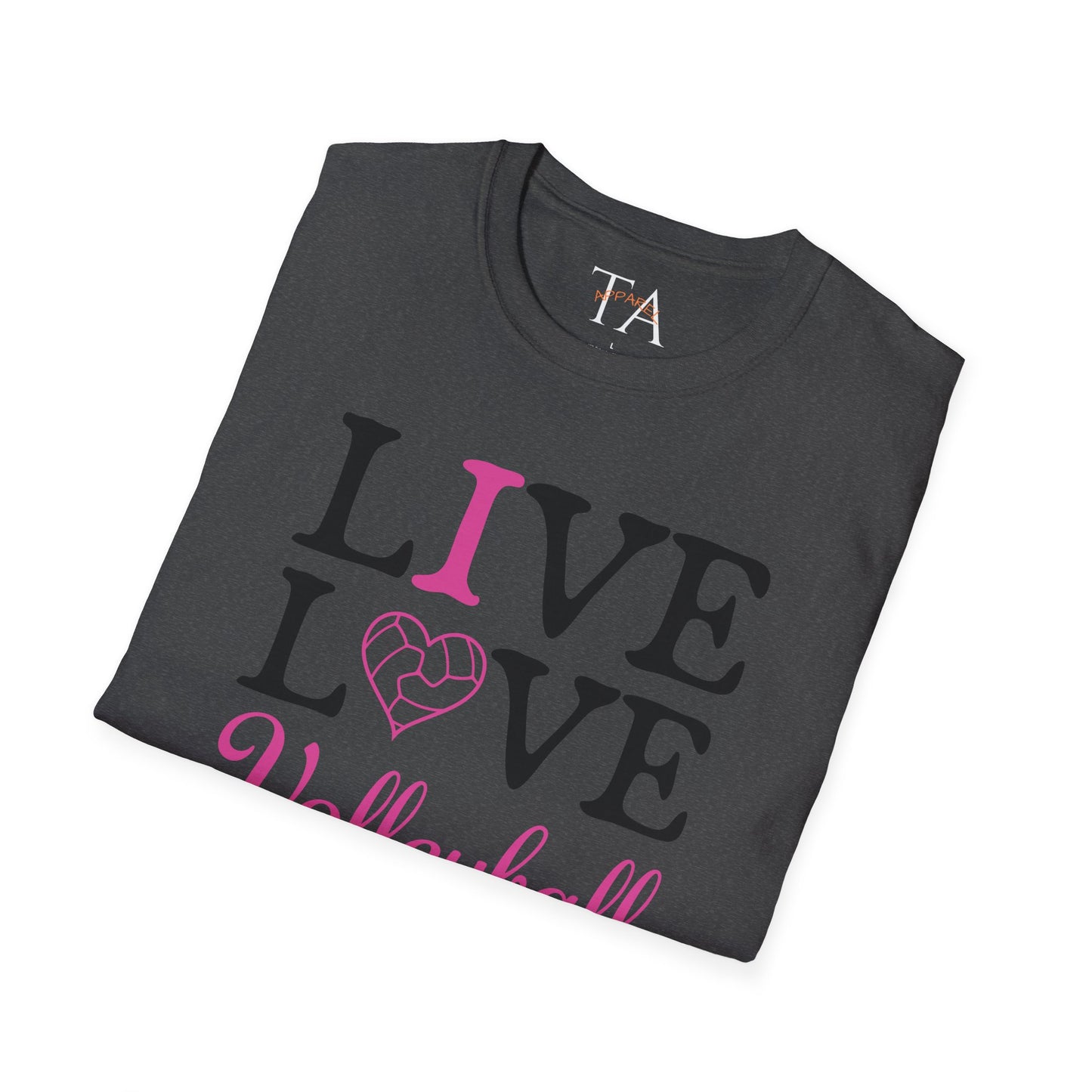 Volleyball T-Shirt - I love Volleyball design