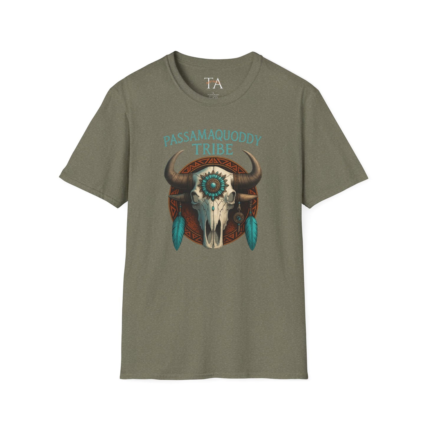 Tribal Graphic T-Shirt - Passamaquoddy Tribe Design, Gift for Adventurers