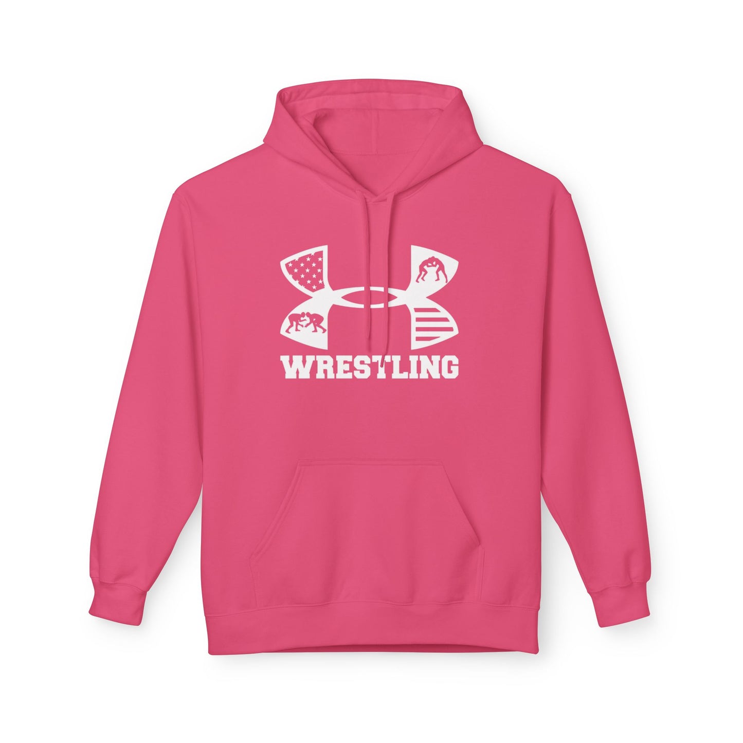 Fleece Hoodie - Cozy Wrestling Design for Everyday Comfort and Fall Fashion