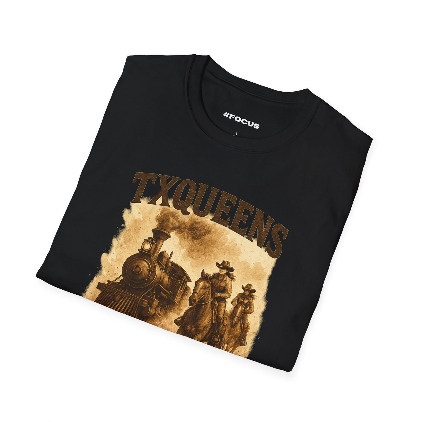 TXQUEENS Vintage Western Graphic Tee - Unisex T-Shirt