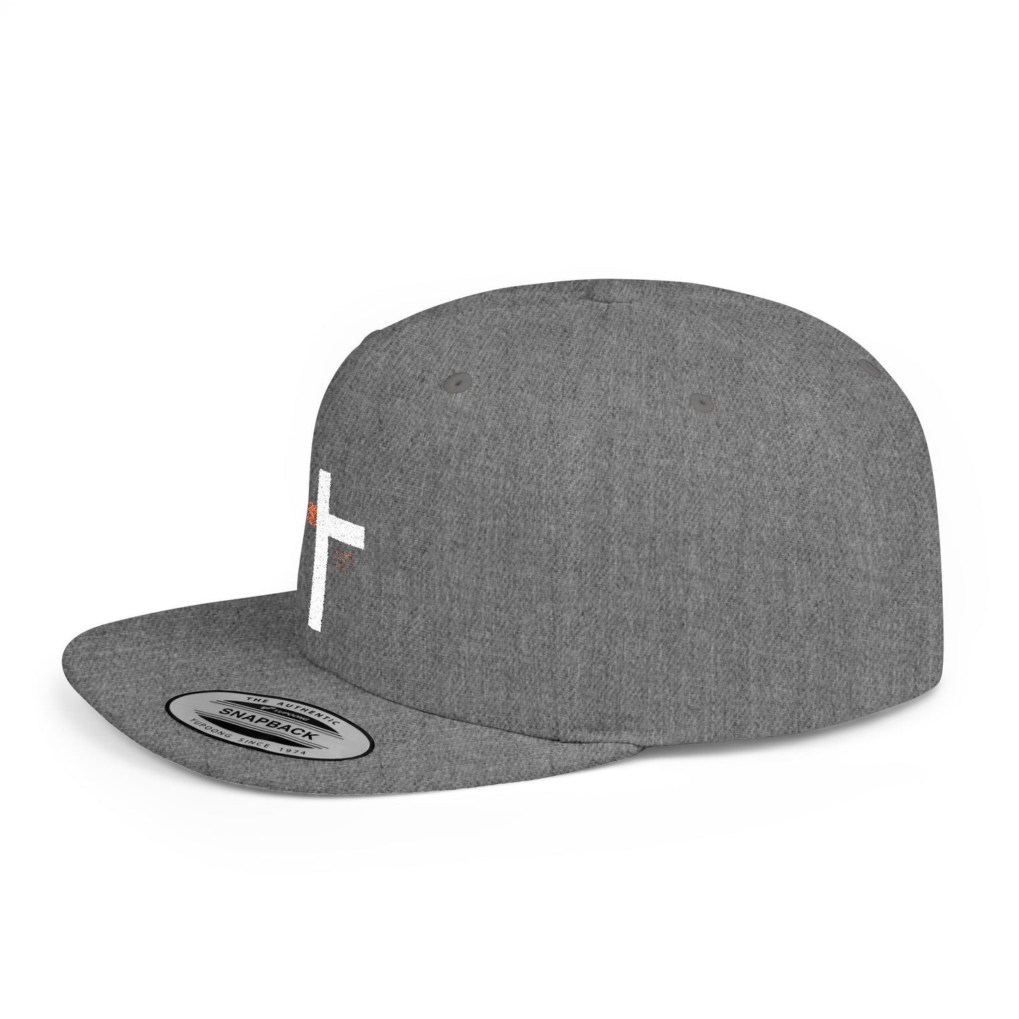 Snapback Hat with salvation cross