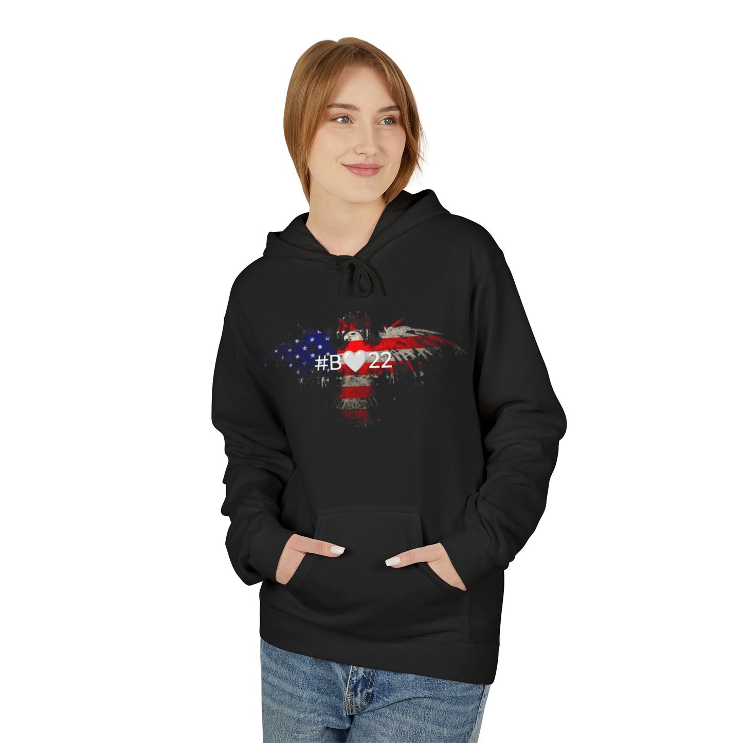 #B🤍22 Veterans Lives Matter Unisex - Fleece Hoodie