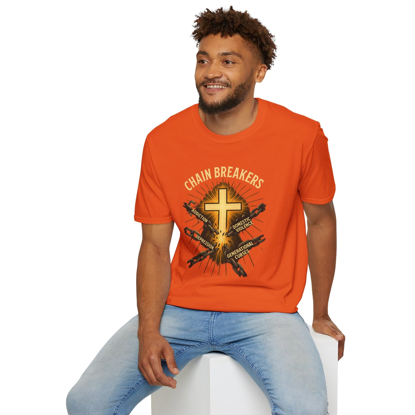Chain Breakers T-Shirt - Breaking Chains of Addiction and Domestic Violence