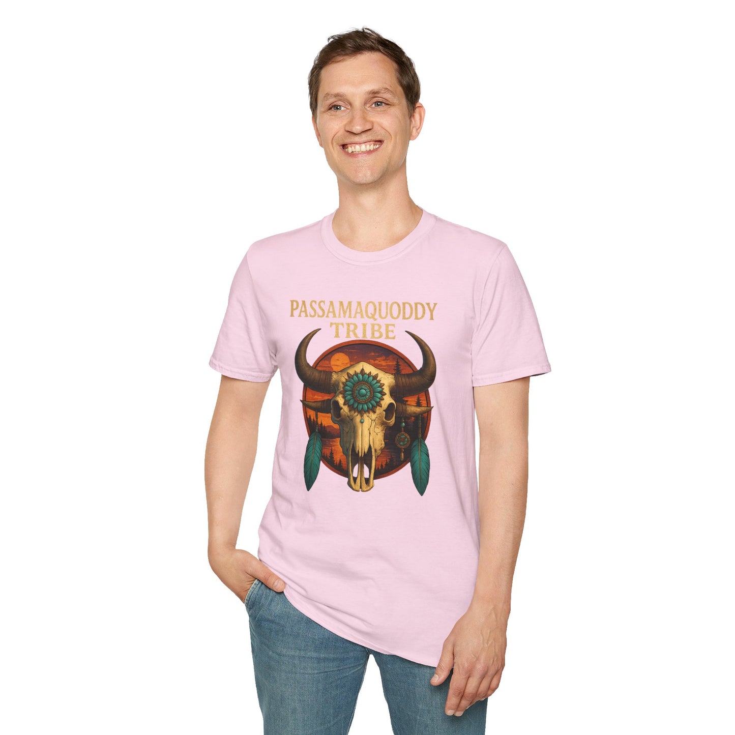 Tribal Graphic T-Shirt - Passamaquoddy Tribe Design2, Gift for Adventurers