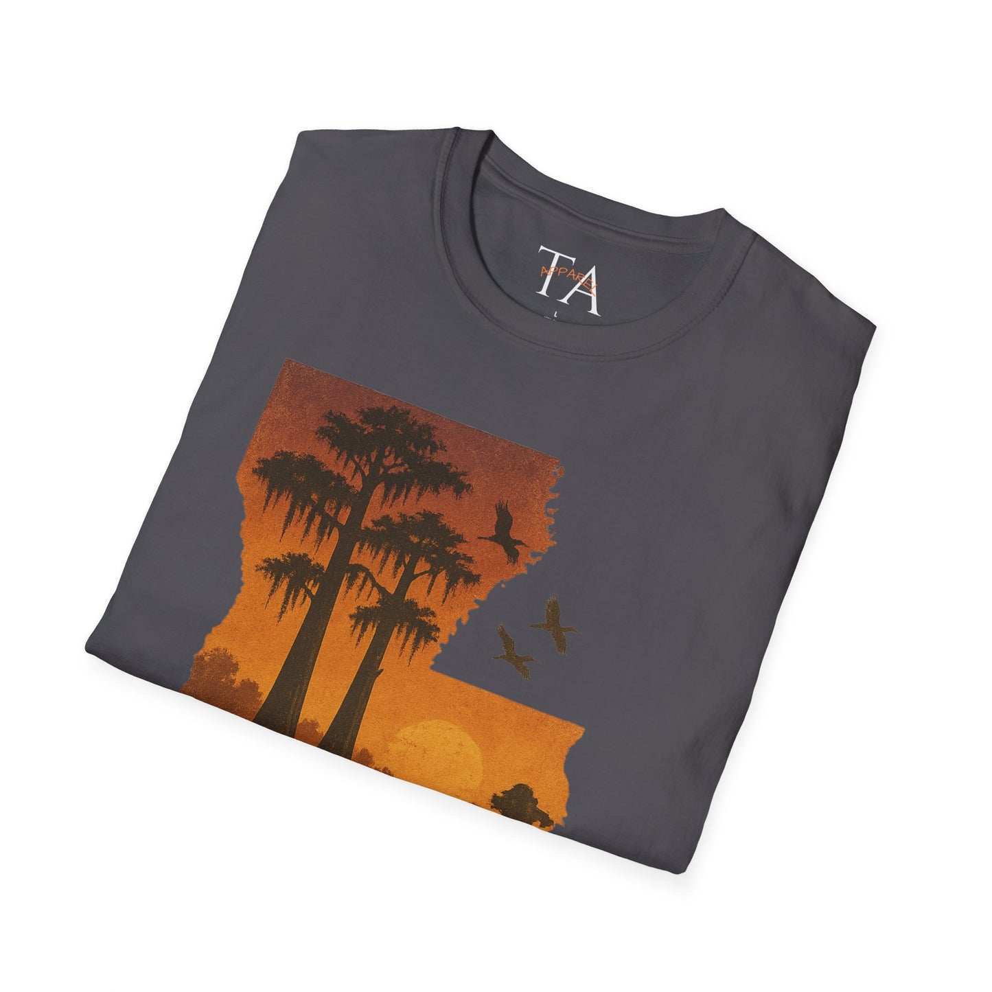 Louisiana Sunset T-Shirt, Unisex Beach Tee, Summer Vacation Shirt, Nature Lover Gift, Outdoor Adventure Apparel