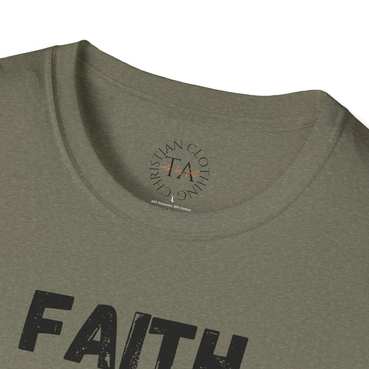 Faith Inspired Unisex T-Shirt - Faith Over Fear Design