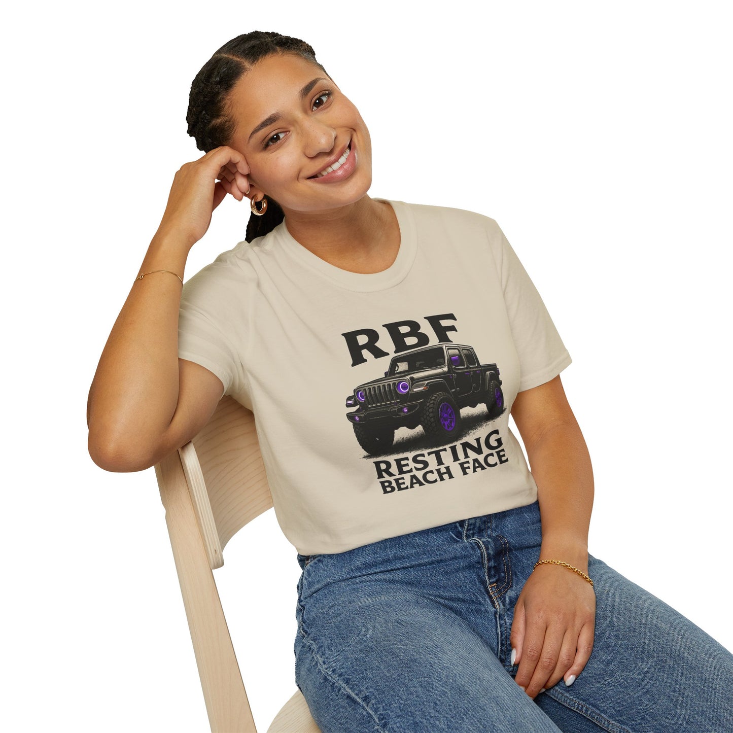 Resting Beach Face T-Shirt | Unisex Tee for Beach Lovers