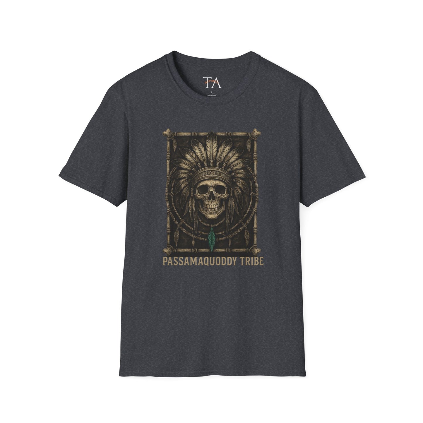 Tribal Graphic T-Shirt - Passamaquoddy Tribe Design8, Gift for Adventurers