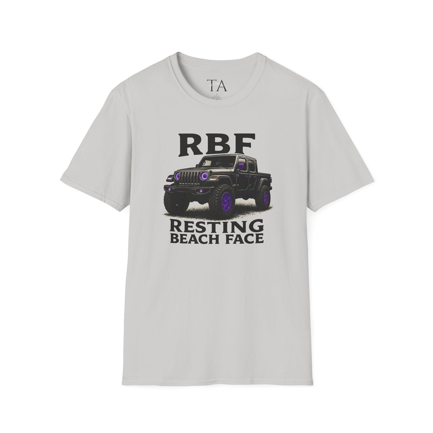Resting Beach Face T-Shirt | Unisex Tee for Beach Lovers