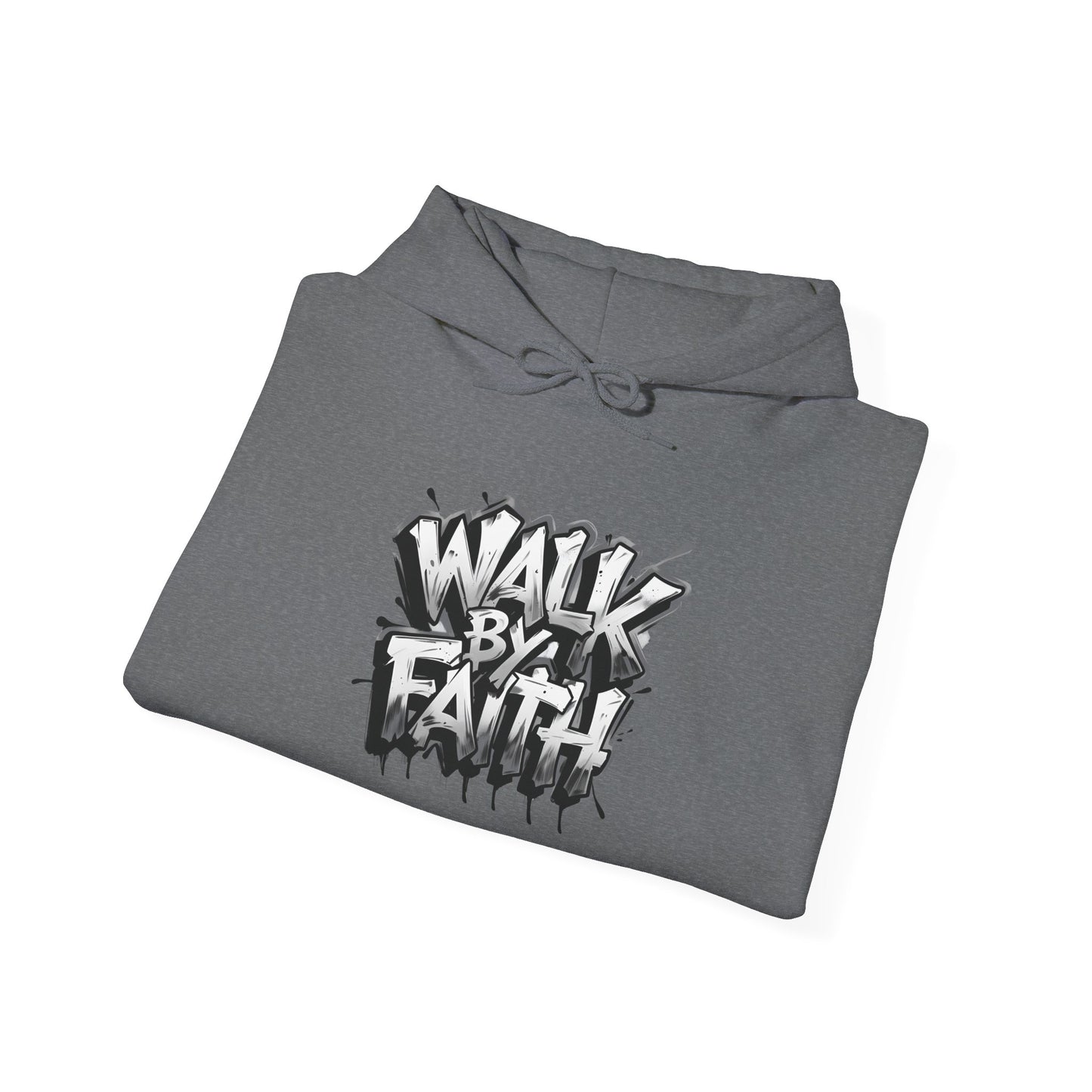 Faith Inspired Unisex Hoodie - 'Walk by Faith' Design