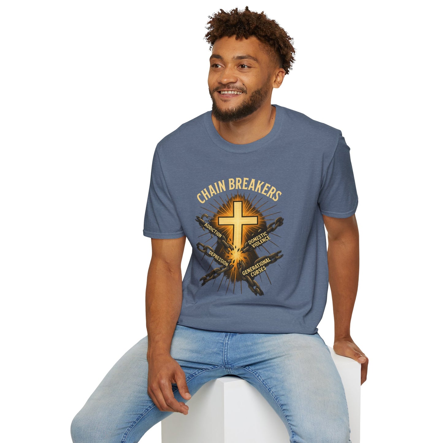 Chain Breakers T-Shirt - Breaking Chains of Addiction and Domestic Violence