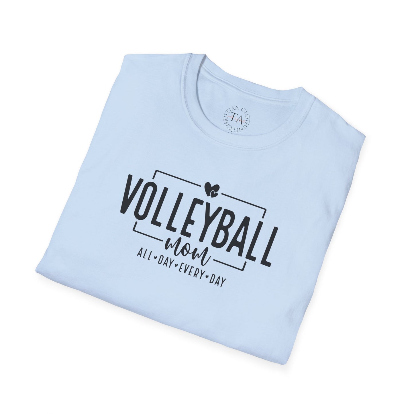 Volleyball Tee - All Day Every Day, Sports Shirt, Casual Wear, Gift for Athletes, Summer Outfit